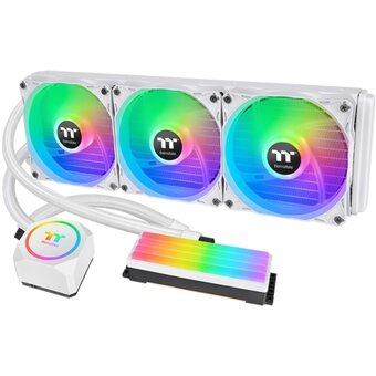  СВО Thermaltake Floe RC360 CL-W331-PL12WT-A CPU Memory AIO Liquid Cooler Snow Edition/All-in-one liquid cooling system/120 
