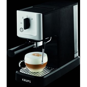  Кофемашина Krups XP344010 черный/серебристый 