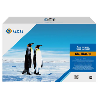  Картридж G&G GG-TN3480 черный лазерный (8000стр.) для Brother DCP L5500DN/ L6600DW 