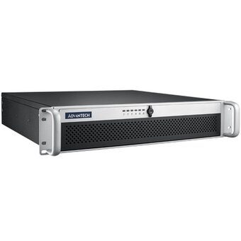  Корпус Advantech ACP-2020MB-50RE 2U Rackmount Chassis, ATX/mATX, Отсеки 2*2.5", 1x80mm fan, Размер (ШВГ) 482x88x398mm, PSU 500W 