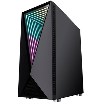  Корпус GMNG GG-CC100 черный без БП ATX 5x120mm 2xUSB2.0 1xUSB3.0 audio bott PSU 