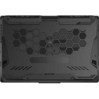  Ноутбук Asus TUF Gaming F17 FX706HF-HX014 (90NR0HC4-M001M0) i5 11400H 16Gb SSD512Gb GeF RTX 2050 4Gb 17.3" IPS FHD (1920x1080) noOS black WiFi BT Cam 