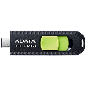  USB-флешка A-Data UC300 ACHO-UC300-128G-RBK/GN 128Gb Type-C USB3.2 черный/зеленый 