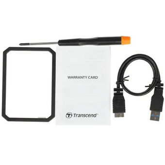  Комплект с корпусом Transcend StoreJet 25CK3 (TS0GSJ25CK3) для установки SSD/HDD, 2.5", conversion kit , Rubber housing 