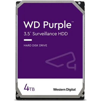  HDD WD Purple (WD43PURZ) 4TB Serial ATA III, 5400- rpm, 256Mb, 3.5" 