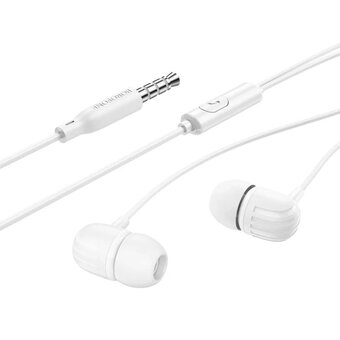  Наушники BOROFONE BM77 Ascending universal headset with microphone (белый) 