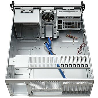  Корпус Chenbro RM41300-FS81-U3 (RM41300H12*13729) For Tesla GPU MB 12"x13", 3x5.25"+2x3.5"+4x Internal 3.5"+Slim ODD 