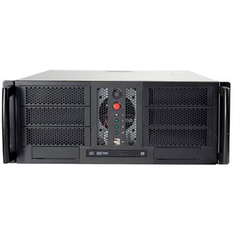  Корпус Chenbro RM42300-F2-U3 (RM42300H11*13720) 4U 12*10.5" M/B,5.25"Bay*3+3.5"Bay*5,12cm Fan,17.5",BK CC1012,USB3 