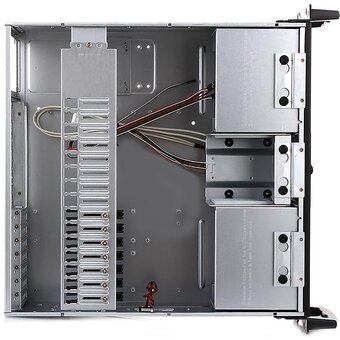  Корпус Chenbro RM42300-F2-U3 (RM42300H11*13720) 4U 12*10.5" M/B,5.25"Bay*3+3.5"Bay*5,12cm Fan,17.5",BK CC1012,USB3 