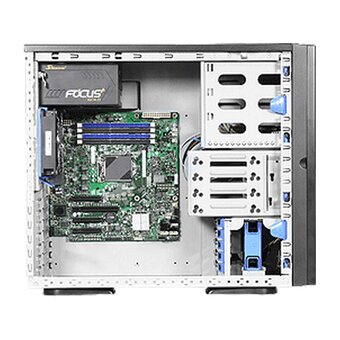  Корпус Chenbro SR20966H04*14649 Chassis. w/o HDD Cage, USB3.0, Rackable,1x SR20966 Front Bezel, Silver/Black,1x 120mm Fan 