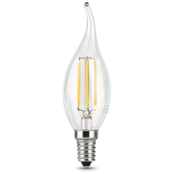  Лампа Gauss Filament (104801109) светодиодная 9Вт цок. E14 свеча 220B 2700K св.свеч.бел.теп. CF35 (упак. 1шт) 