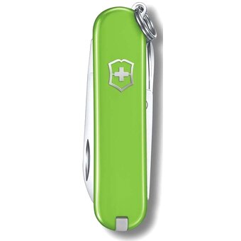  Нож перочинный Victorinox Classic Smashed Avocado (0.6223.43G) 58мм 7функц. карт.коробка 