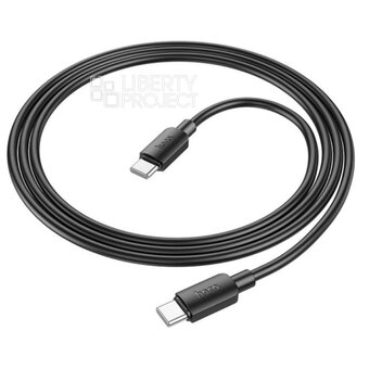  Дата-кабель НОСО X96 Hyper 60W fast charging data cable, Type-C + Type-C (черный) 