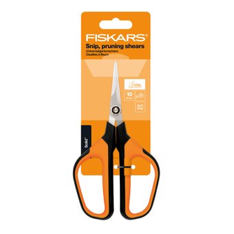  Ножницы для травы Fiskars Solid SP15 черный/оранжевый (1051602) 