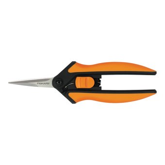 Ножницы для цветов Fiskars Solid SP13 черный/оранжевый (1051600) 