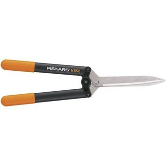  Ножницы для живой изгороди Fiskars PowerLever HS52 черный/оранжевый (1001564) 
