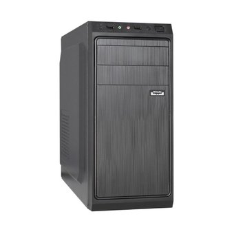  Корпус ExeGate XP-401 Black EX283729RUS ATX, без БП, 2xUSB, Audio 