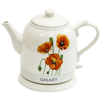  Чайник Galaxy GL 0506 белый/рисунок 
