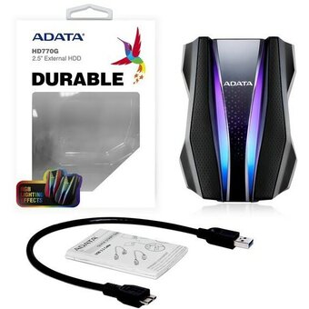  Внешний HDD A-Data Portable HD770G AHD770G-2TU32G1CBK 2Tb USB 3.2, 2.5", Black 