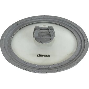 Крышка для сковородок Olivetti GLU124 grey marble 