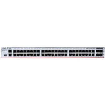  Коммутатор управляемый Ruijie (RG-S5760C-48GT4XS-X) 48*10/100/1000M Base-T ports, 4 1G/10G SFP+ optical ports, 1 expansion slot reserved, 2 modular 