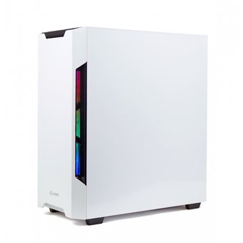  Корпус Powercase Alisio X3 White ARGB (CAXW-F2A1) Tempered Glass, 2х 120mm fan + 1x 120mm ARGB fan, ARGB Strip inside, белый, ATX 