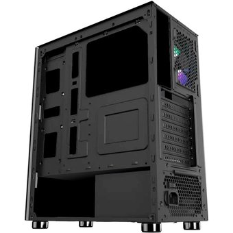  Корпус 1stPlayer Fire Dancing V3-A / ATX, tempered glass / 4x120mm LED fans inc. / V3-A-4G6 
