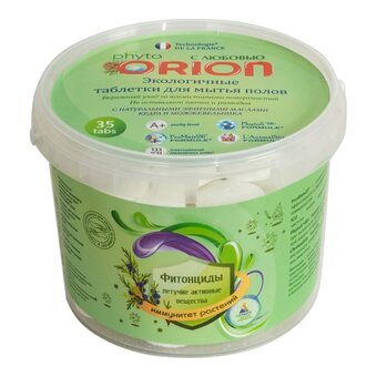  Фито-таблетки для мытья полов ORION Кедр и можжевельник 35шт 