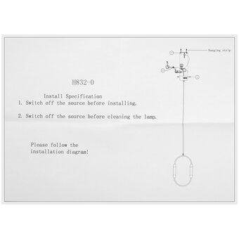  Подвес HIPER (H832-0) 12Вт 4000K white/gold 