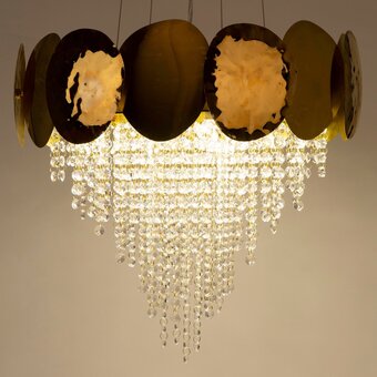  Люстра HIPER (H165-3) GU1050Вт gold 