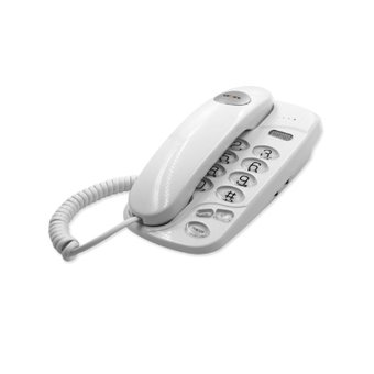  Телефон проводной TEXET TX-238 цвет белый 