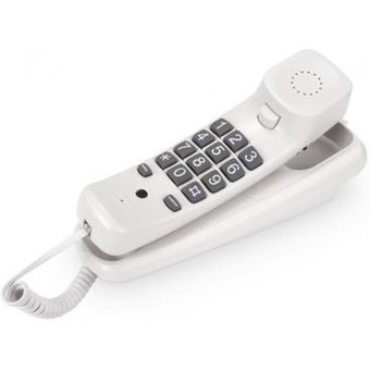  Телефон проводной TEXET TX-219 (светло-серый) 