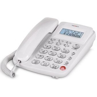  Телефон проводной TEXET TX-250 белый 