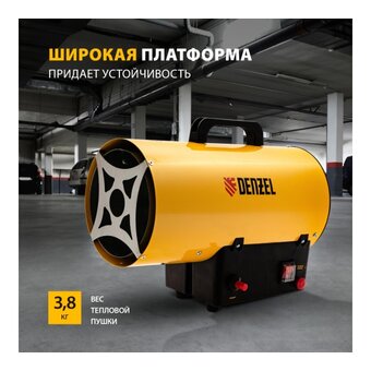  Газовая тепловая пушка Denzel GHG-15 96477 