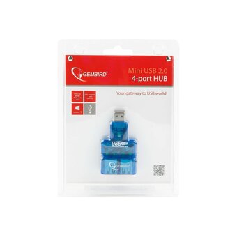  USB-Хаб (концентратор) GEMBIRD UHB-CN224 USB2.0 Mini 4-port 