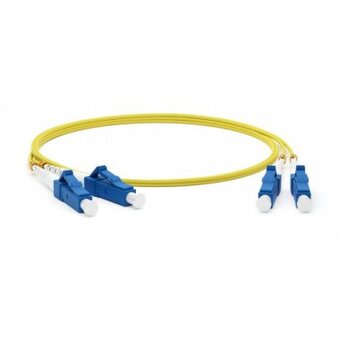  Патч-корд LANMASTER (TWT-2LC-2LC/SU-2.0) оптический TWT, PVC, дуплексный, LC/UPC-LC/UPC, SM OS2, 2.0 м 