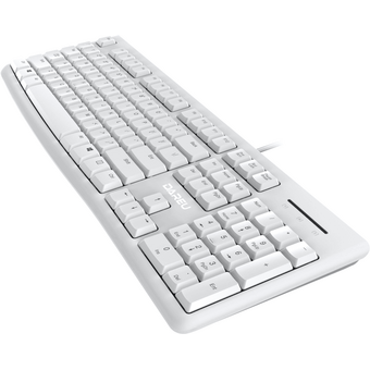  Клавиатура Dareu LK185 White (белый), проводная мембранная 
