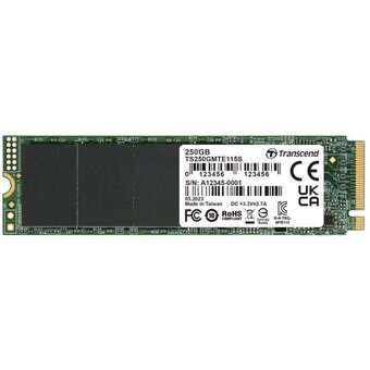  SSD Transcend 115S TS250GMTE115S PCI-E 3.0 x4 250Gb M.2 2280 0.2 DWPD 