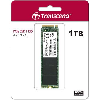  SSD Transcend 115S TS1TMTE115S PCI-E 3.0 x4 1Tb M.2 2280 0.2 DWPD 