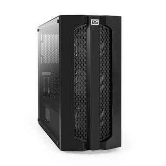  Корпус ExeGate EVO-9205 EX294966RUS Miditower (ATX, без БП, с окном, 1*USB+1*USB3.0, аудио, 3 вент. 12см с RGB подсветкой) 