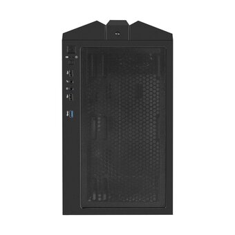  Корпус ExeGate EVO-9205 EX294966RUS Miditower (ATX, без БП, с окном, 1*USB+1*USB3.0, аудио, 3 вент. 12см с RGB подсветкой) 