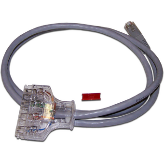  Патч-корд LANMASTER (LAN-45-P4-1.0/6) RJ45-S110P4, кат. 6, 1.0 метр 