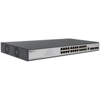  Коммутатор ORIGO (OS3228P/380W/A1A) управляемый L3 PoE 24x1000Base-T PoE+, 4x10G SFP+, PoE-бюджет 370 Вт 