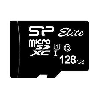  Карта памяти Silicon Power (SP128GBSTXBV1V20) microSDXC 128Gb Class10 Elite w/o adapter 