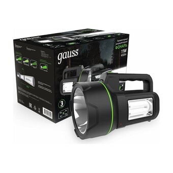  Прожектор Gauss GFL602 (GF602) черный 11Вт лам. светодиод. 