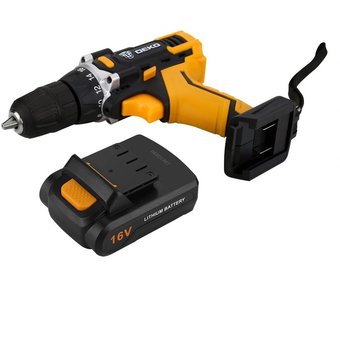  Дрель-шуруповерт Deko DKCD16FU-Li 063-4099 аккум. патрон:быстрозажимной (кейс) 