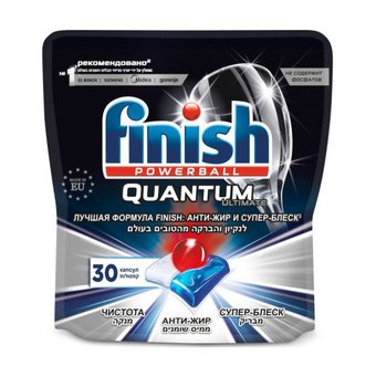  Капсулы Finish Quantum Ultimate (упак.:30шт) (3120272) для посудомоечных машин 