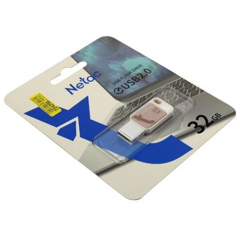  USB-флешка Netac (NT03UA31N-032G-20PK) 32Gb UA31 USB2.0 розовый 