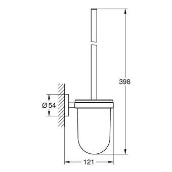  Туалетный ершик Grohe Essentials 40374001 
