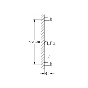  Душевая штанга Grohe Euphoria 27500000 Хром 
